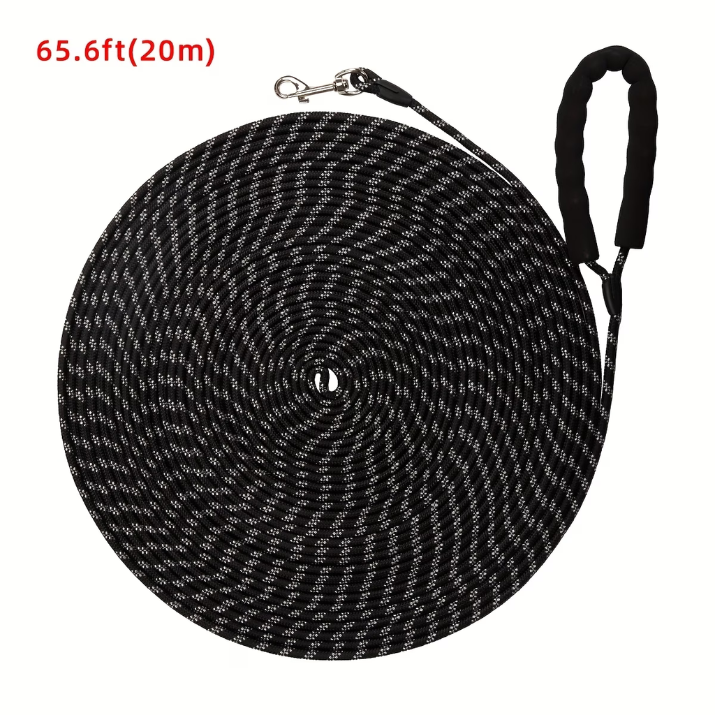 Long Reflective Nylon Dog Leash, Heavy Duty Durable Walking Training Rope For Small Medium Large Dogs