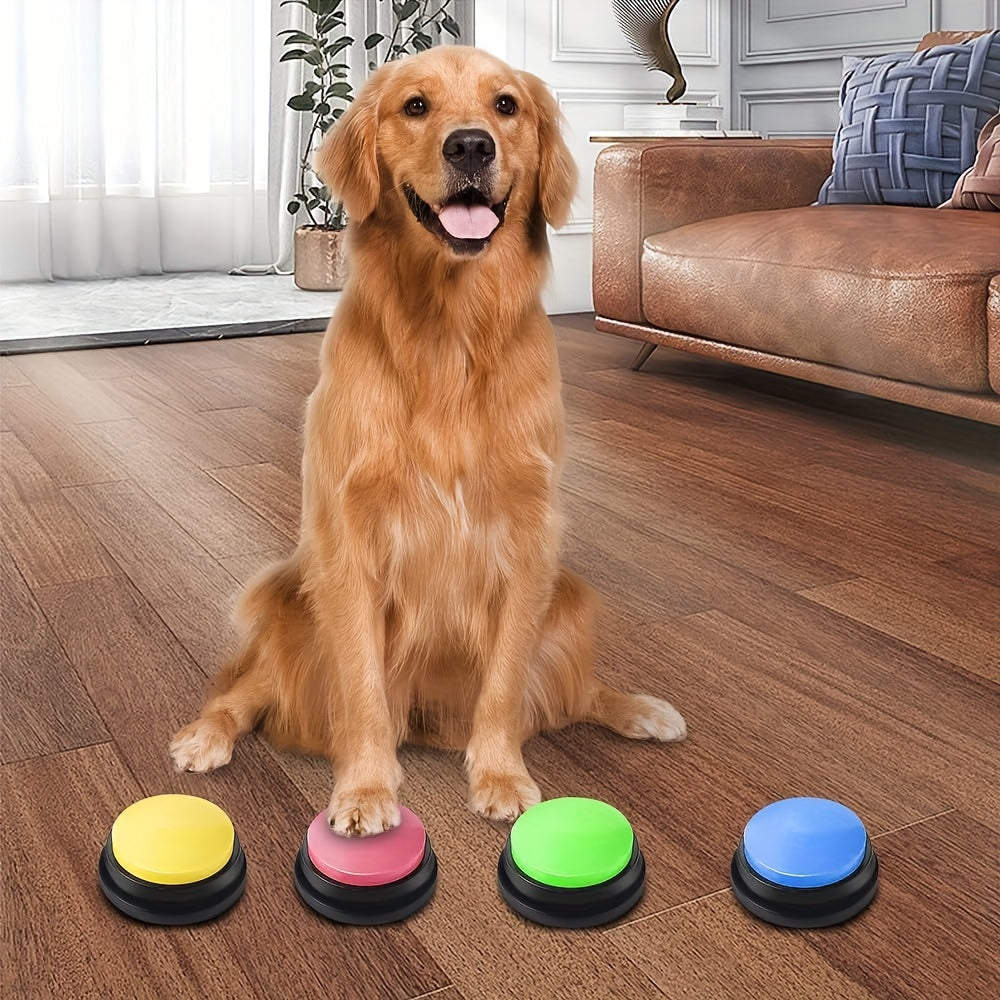 Teach Your Dog to Talk! Recordable Communication Buttons for Pets - Premium Interactive Training Kit