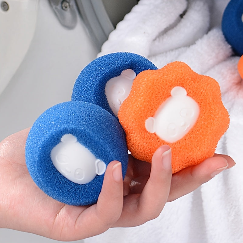 Brand Name] Reusable Pet Hair Remover for Laundry - 3/6 Pack Magic Laundry Balls, Anti-Winding Lint Catcher for Washing Machine