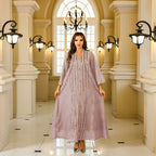 Muslim women's abaya with sequins