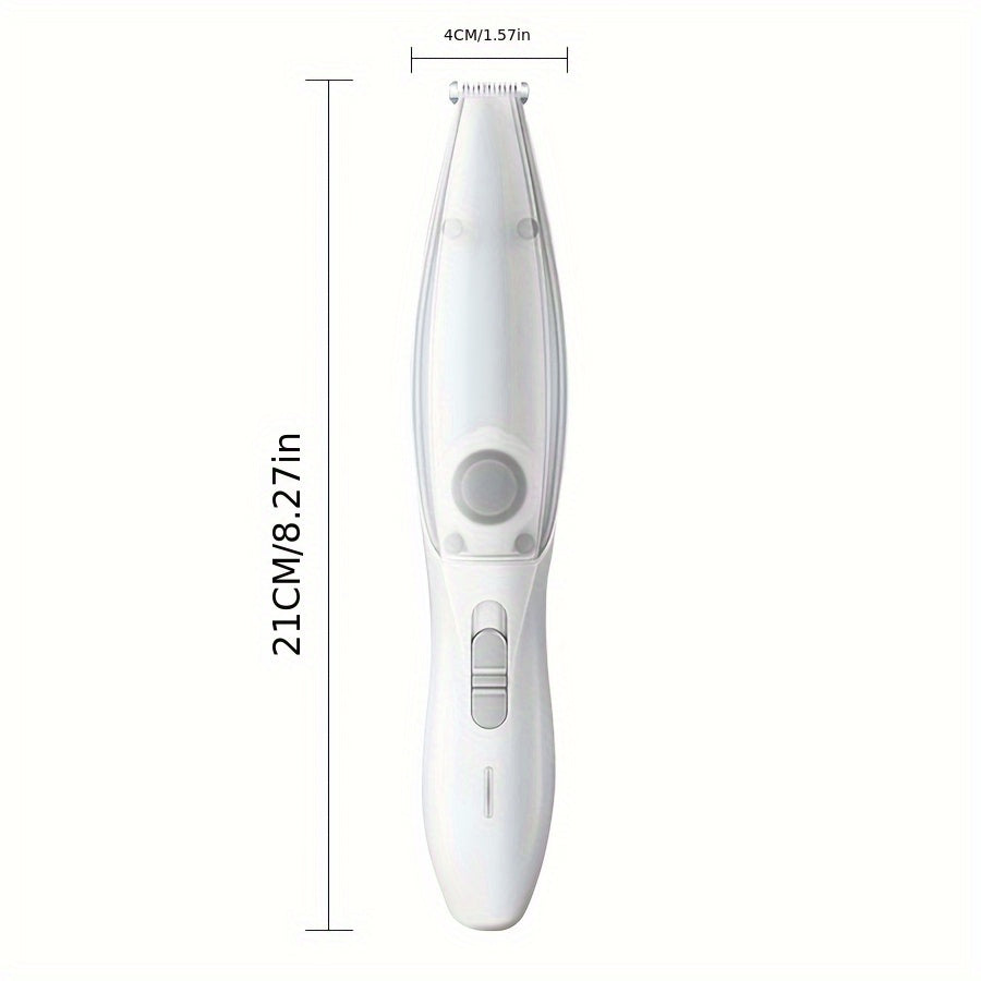 Professional Pet Paw Trimmer - Ultra-Quiet & Safe Dog Hair Clipper for Paws, Eyes, Ears, and Rump