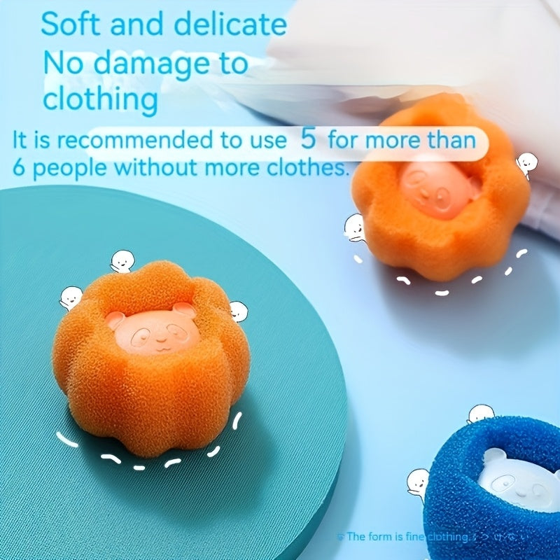Brand Name] Reusable Pet Hair Remover for Laundry - 3/6 Pack Magic Laundry Balls, Anti-Winding Lint Catcher for Washing Machine
