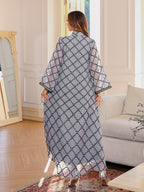 Ms. abaya elegant dress embroidered robe