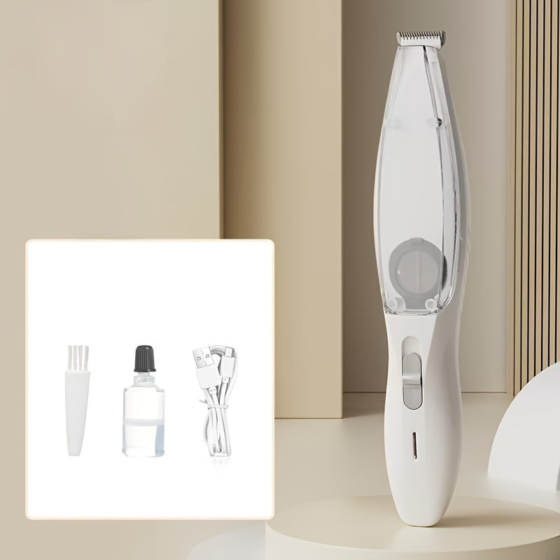 Professional Pet Paw Trimmer - Ultra-Quiet & Safe Dog Hair Clipper for Paws, Eyes, Ears, and Rump