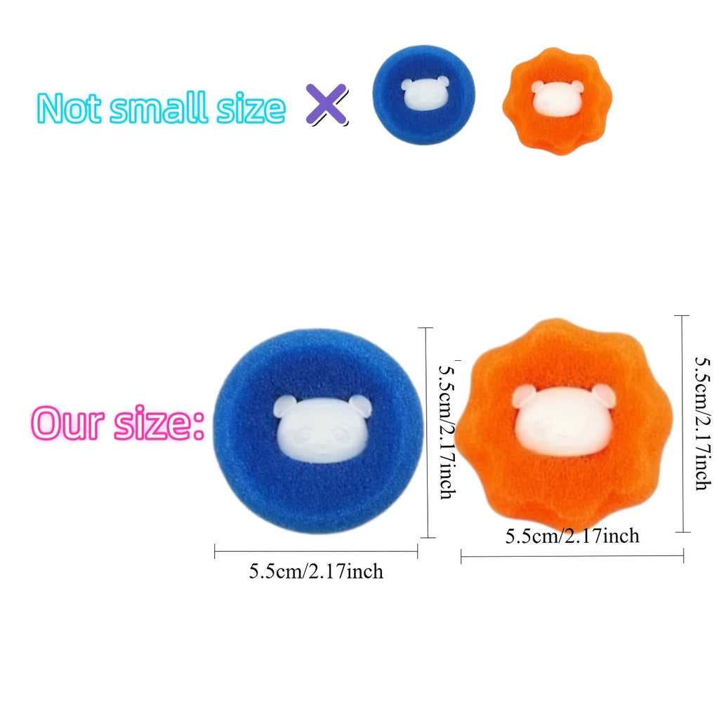 Brand Name] Reusable Pet Hair Remover for Laundry - 3/6 Pack Magic Laundry Balls, Anti-Winding Lint Catcher for Washing Machine