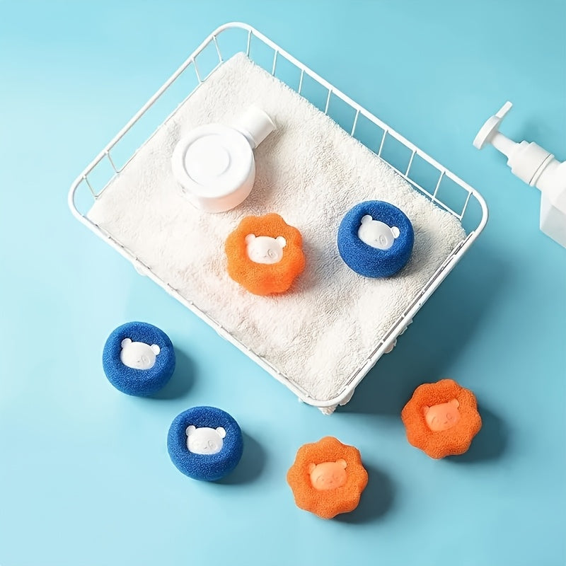 Brand Name] Reusable Pet Hair Remover for Laundry - 3/6 Pack Magic Laundry Balls, Anti-Winding Lint Catcher for Washing Machine