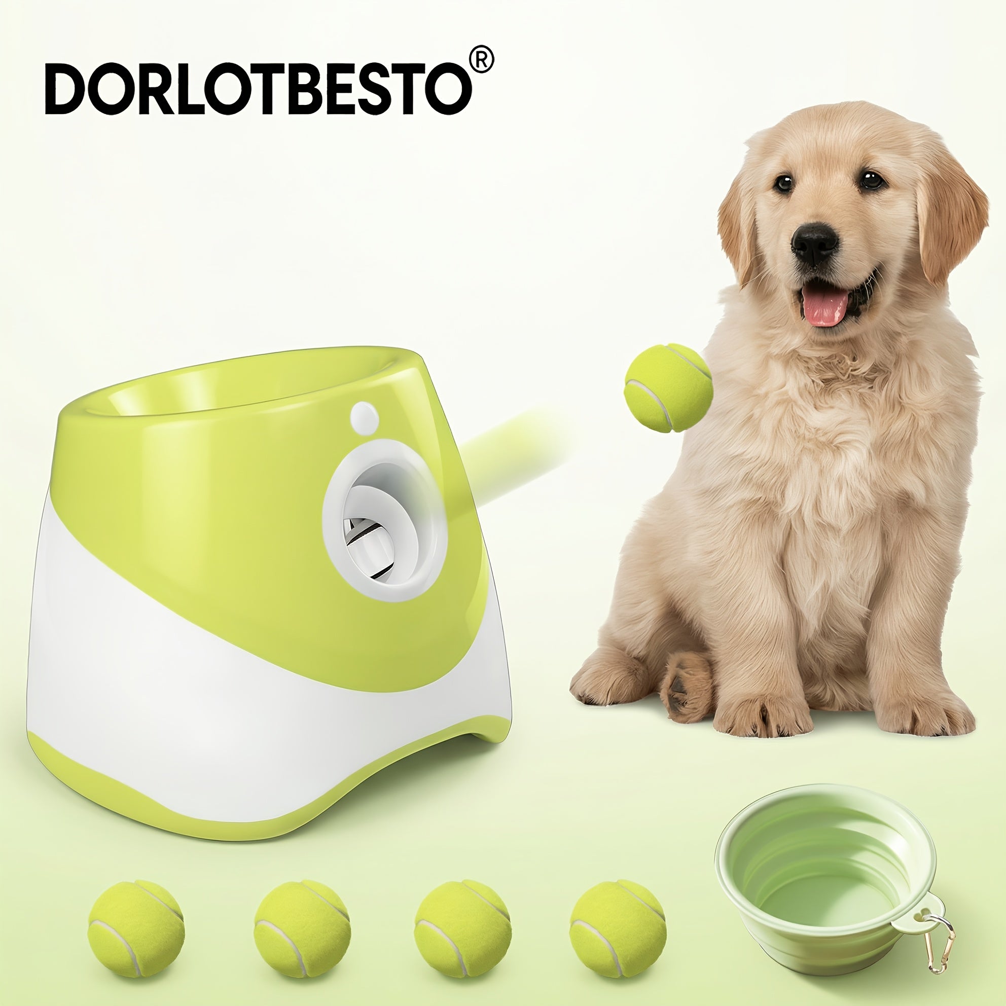 Pet Ball Thrower & Picker Toy - Fun Outdoor Interactive Play - Exercise Dog's Agility and Coordination - Durable Pet Retrieval Tool
