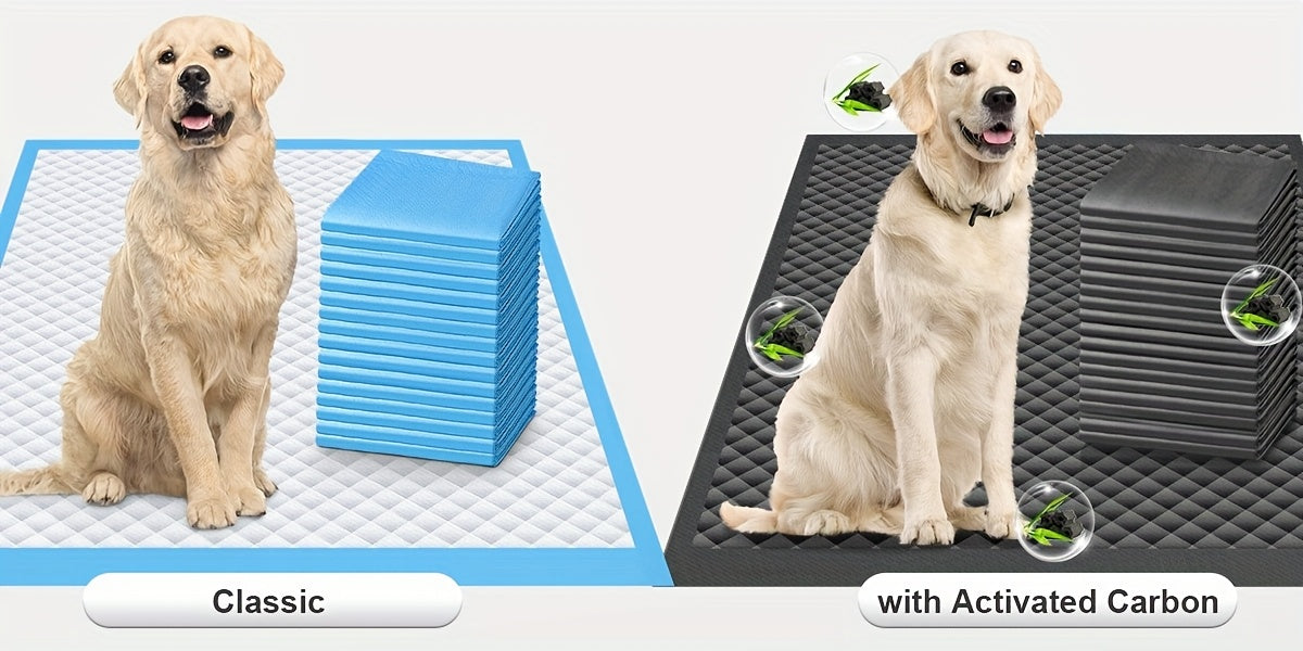 Upgraded Thickened Super Absorbent 8-Layer Puppy Training Pads (40-Pack) – Heavy Duty Leak-Proof Pet Pee Pads, Disposable Potty Pads for Puppies, Post-Surgery Recovery, Cats, and Rabbits (Extra Large)
