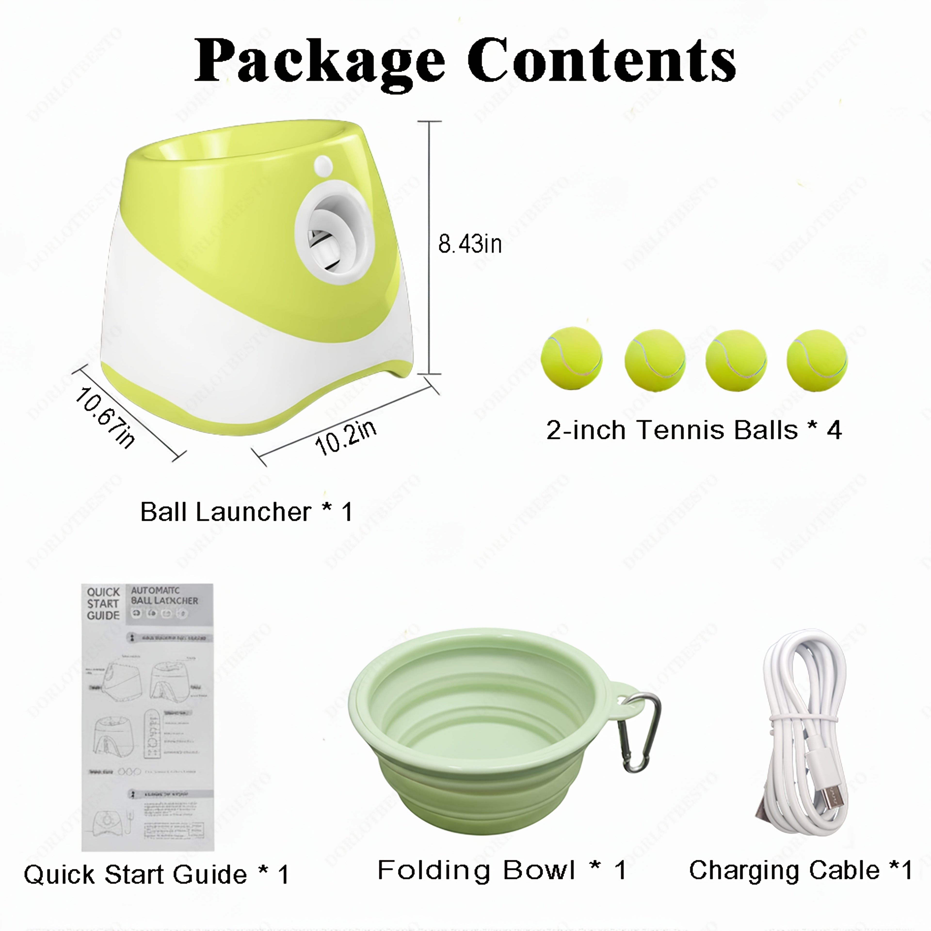 Pet Ball Thrower & Picker Toy - Fun Outdoor Interactive Play - Exercise Dog's Agility and Coordination - Durable Pet Retrieval Tool
