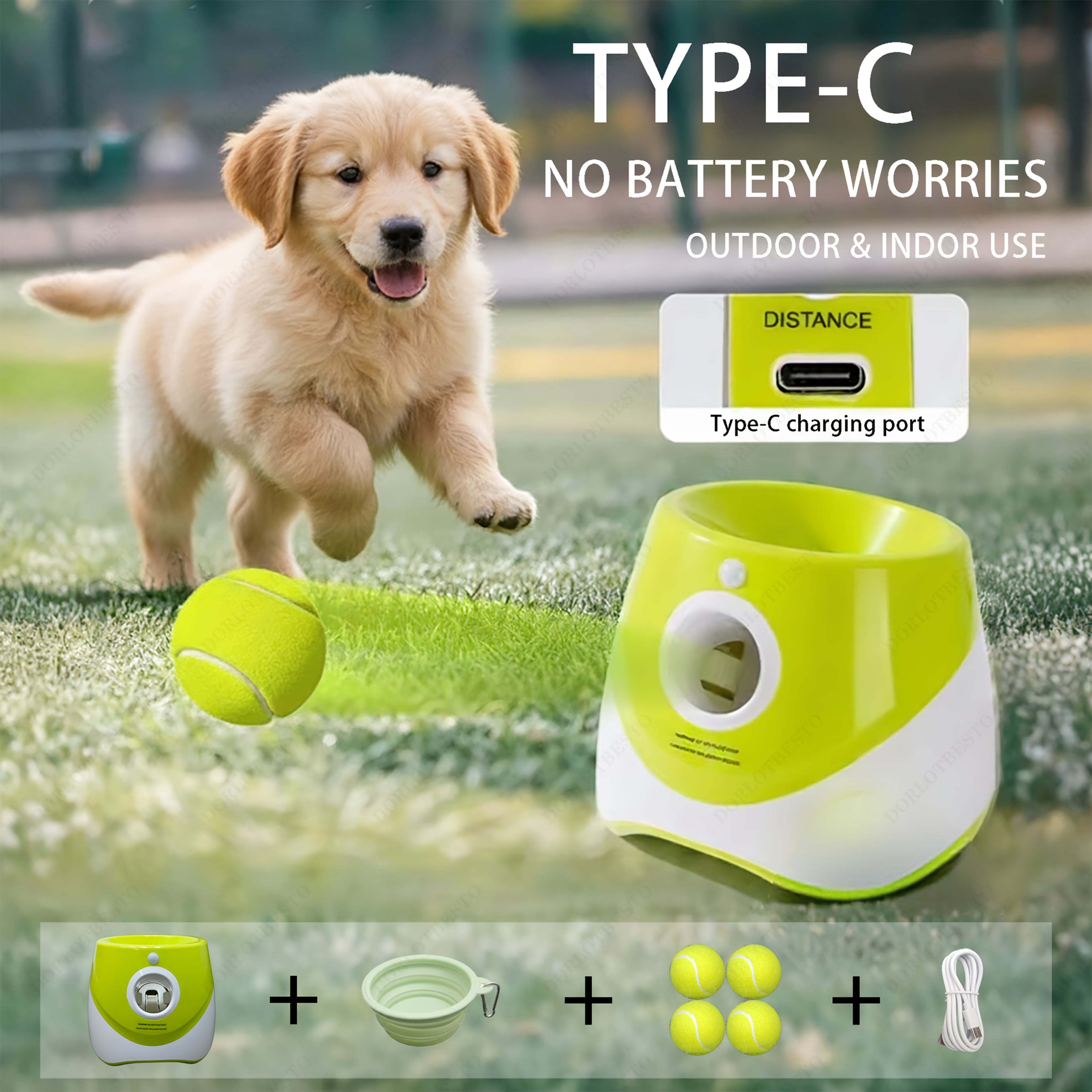 Pet Ball Thrower & Picker Toy - Fun Outdoor Interactive Play - Exercise Dog's Agility and Coordination - Durable Pet Retrieval Tool