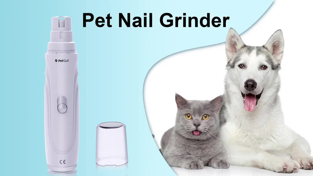 Professional Painless Dog Nail Grinder - Quiet Electric Pet Nail Trimmer for Dogs & Cats, Safe & Effective Grooming Tool for Pet Paw Care