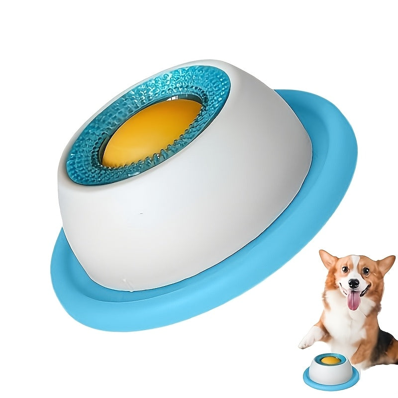 Anti-Tip Slow Feeder Cat Toy - Durable Chew-Resistant Puzzle Toy for Boredom Relief, Interactive Cat Lick Mat & Self-Play Pet Supplies