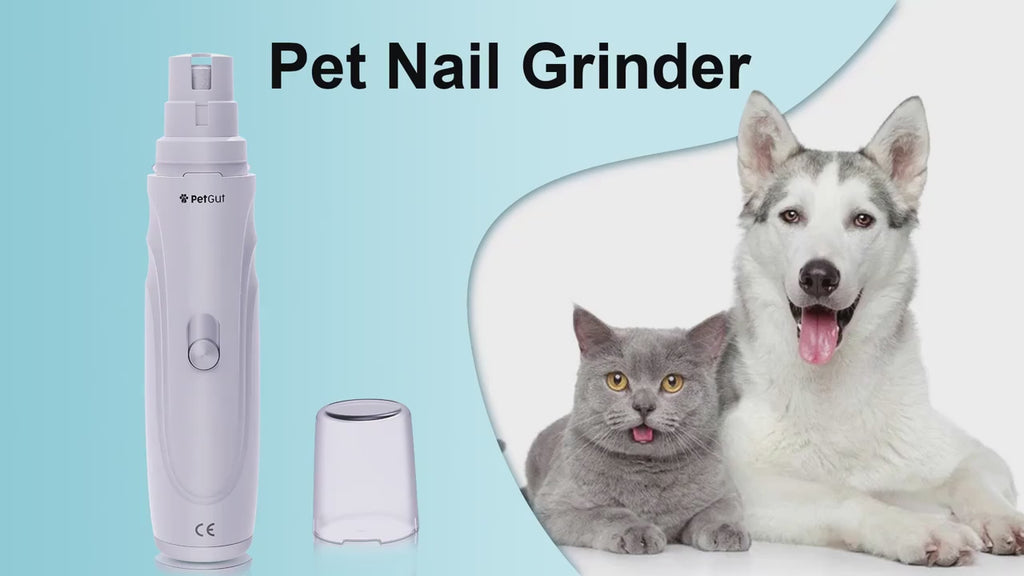 Professional Painless Dog Nail Grinder - Quiet Electric Pet Nail Trimmer for Dogs & Cats, Safe & Effective Grooming Tool for Pet Paw Care