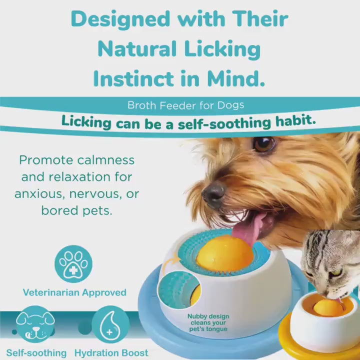 Anti-Tip Slow Feeder Cat Toy - Durable Chew-Resistant Puzzle Toy for Boredom Relief, Interactive Cat Lick Mat & Self-Play Pet Supplies